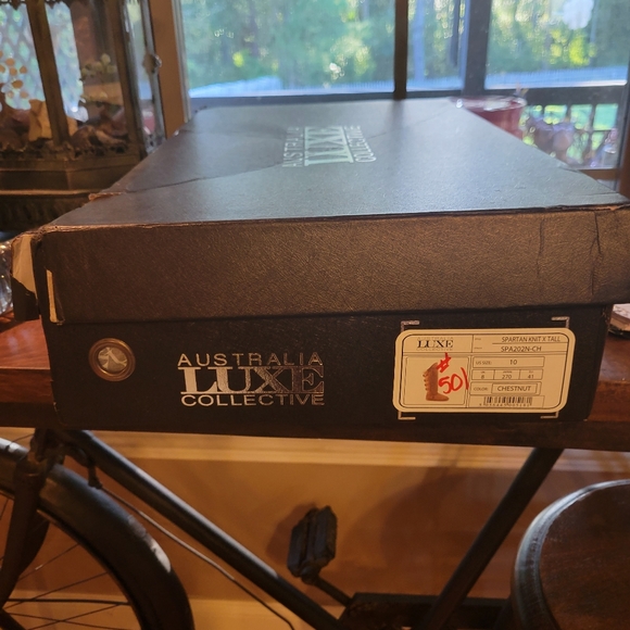 Australia Luxe Collective Spartan Tall Suede Shearling Moto Gladiator Boot #501 - Picture 14 of 15